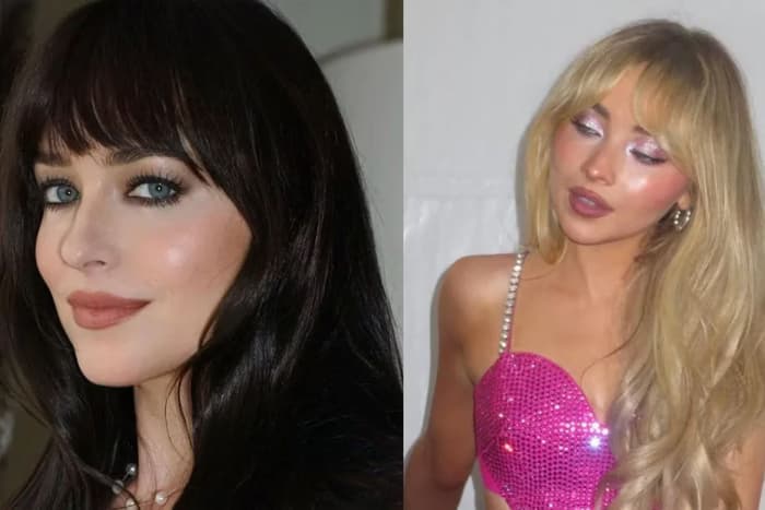 Mulheres usando franja 